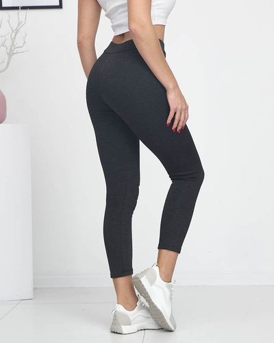 Legging pour femme gris foncé avec isolation - Vêtements