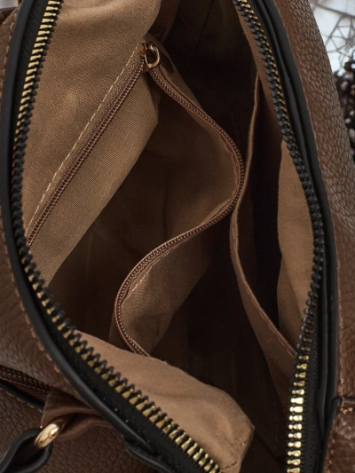 Sac à Main pour Femmes Flora Brun Foncé en Cuir Élégant