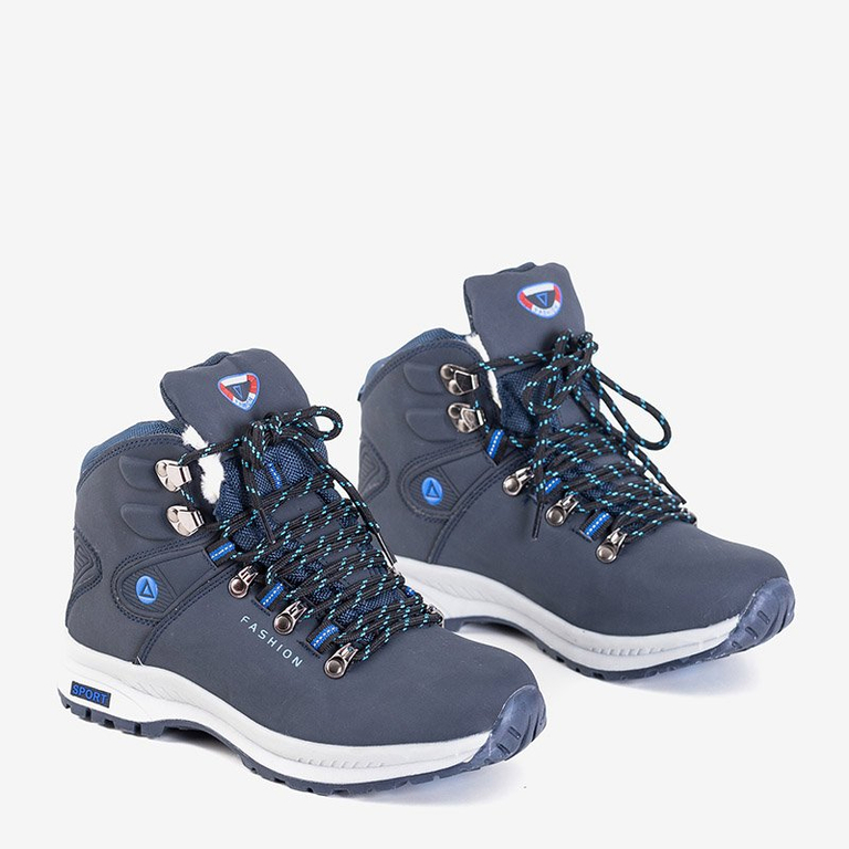 Bottes de neige isolées femme Inesa bleu marine - Chaussures