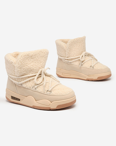Royalfashion Bottes de neige pour femme en lilas Ludmivac