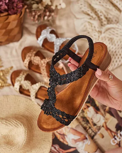 Royalfashion Sandales pour femmes à la tige subtile Millis