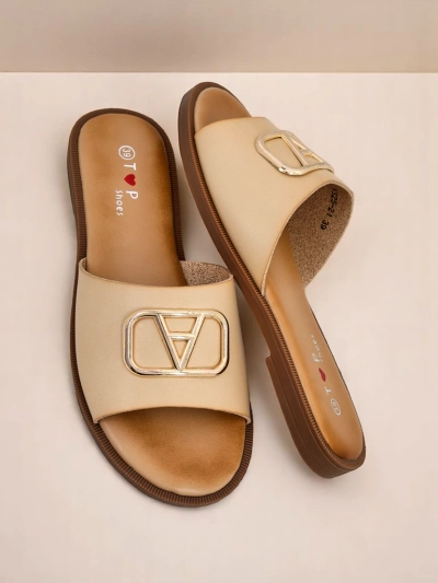 Chaussons Ohanna à semelle plate pour femmes Royalfashion