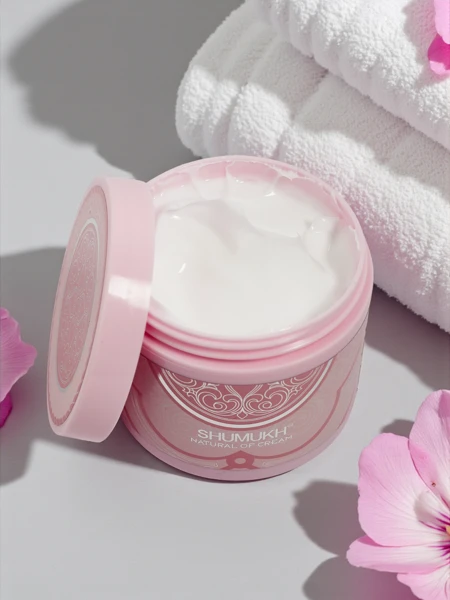 Crème pour le visage et le cou avec effet éclaircissant et hydratant Rose Clair