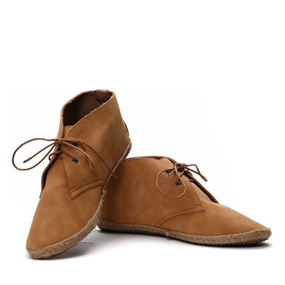 Bottines femme Cirlisa caramel nouées - Footwear