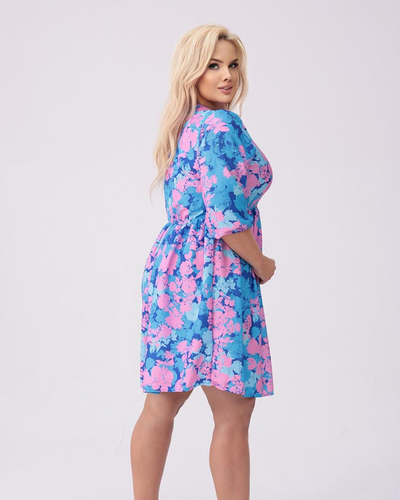 Royalfashion Robe femme au genou avec imprimé PLUS SIZE
