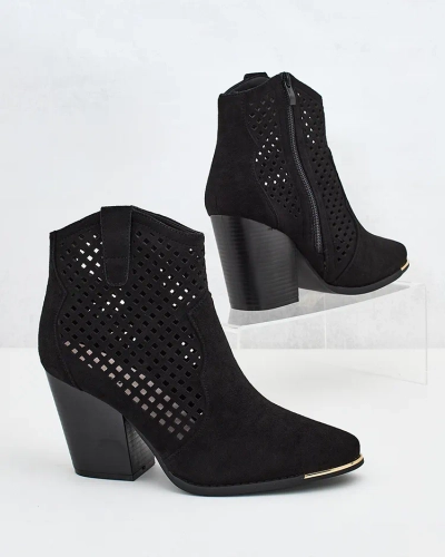 Royalfashion Bottes ajourées Tonnet pour femme