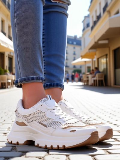 Royalfashion Baskets de Sport pour Femme Totter