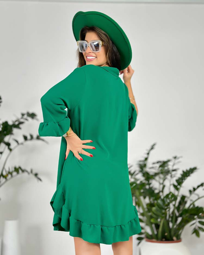 Royalfashion Robe oversize à volants pour femme