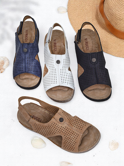 Royalfashion Sandales ajourées pour femmes Leminni