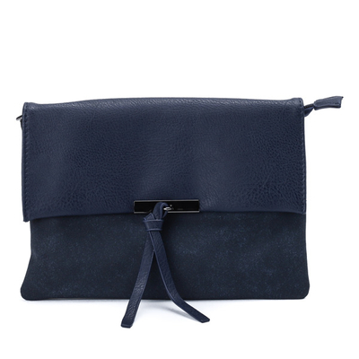 Granatowa torebka na ramię - Torebki
