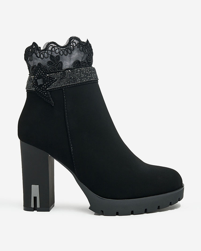 Royalfashion Bottes stiletto décorées Leroleda pour femme