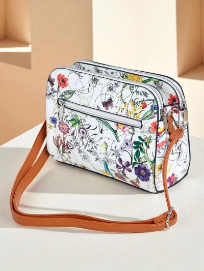 Royalfashion Petit sac à main pour femme en cuir écologique Florentia