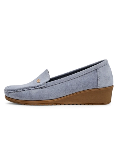 Chaussures mocassins à petite semelle compensée pour femmes Royalfashion Lepolt