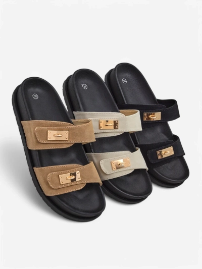 Sandales pour femmes Royalfashion avec boucles décoratives Costes