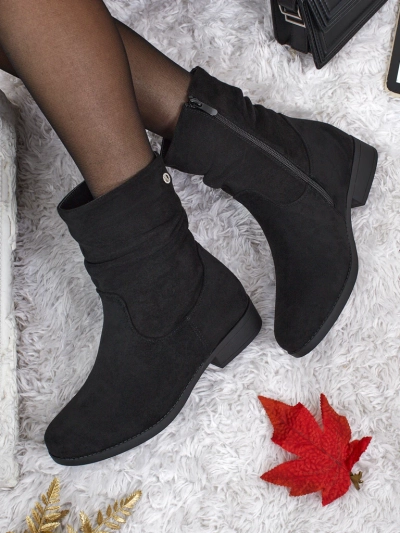 Bottines hautes pour femmes en éco-daim Norvia