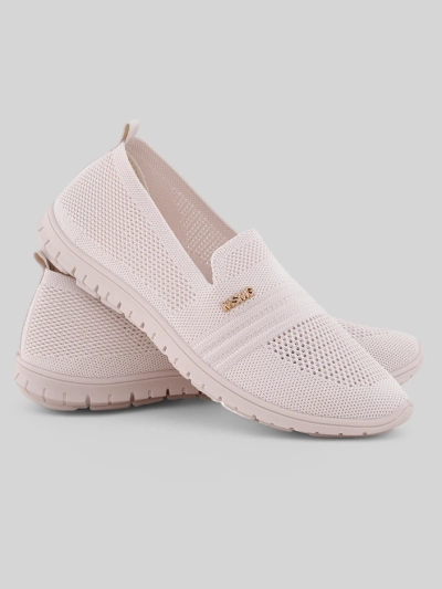 Chaussures pour femmes Ariadne en tissu de couleur crème