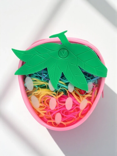 Royalfashion Élastiques en silicone multicolores Fraise