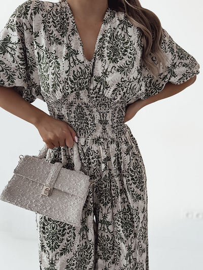 Royalfashion Combinaison à motifs pour femme