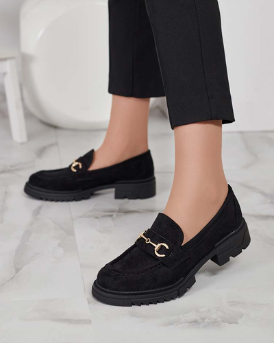 Royalfashion Mocassins ajourés femme avec chaîne Imerila