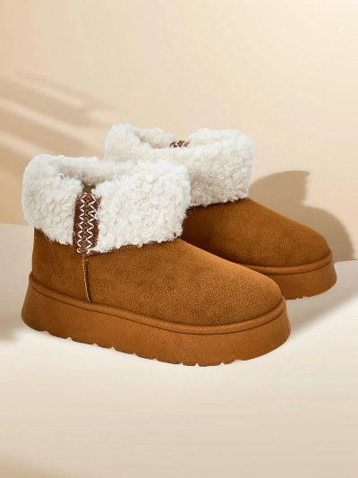 Bottes de neige pour femmes Royalfashion avec fourrure Rovvoy