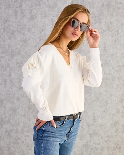 Royalfashion Pull femme déboutonné