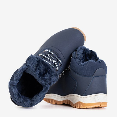 Bottes isolantes bleu marine pour hommes Slavkos - Footwear