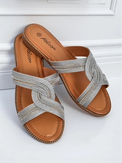 Royalfashion Mules tressées pour femmes Woven Breeze