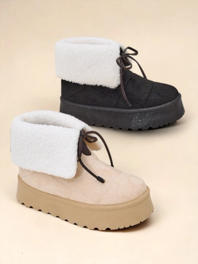 Bottes de neige à lacets pour femmes Royalfashion Wdeno