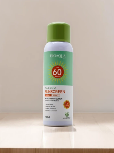 Spray solaire Bioaqua avec Aloès Vera 60 SPF 150ml