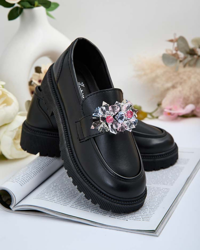 Royalfashion Mocassins pour femme avec perles colorées Karonia