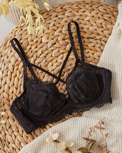 Royalfashion Soutien-gorge femme avec bretelles décoratives