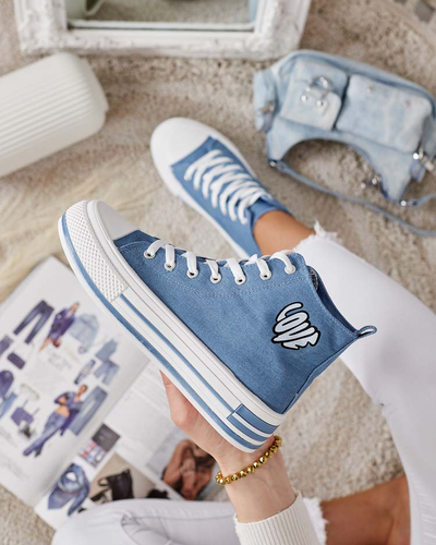 Royalfashion Baskets sportives pour femme avec imprimé