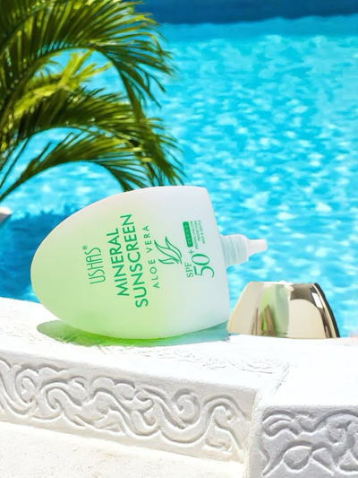 USHAS Écran solaire fortement hydratant à l'aloe SPF 50