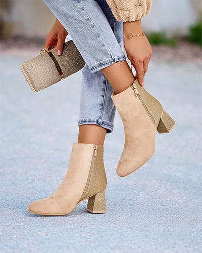 Bottines pour femmes Royalfashion sur un talon aiguille Boratos