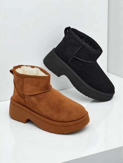 Bottes courtes style bottes de neige pour femmes Liorah