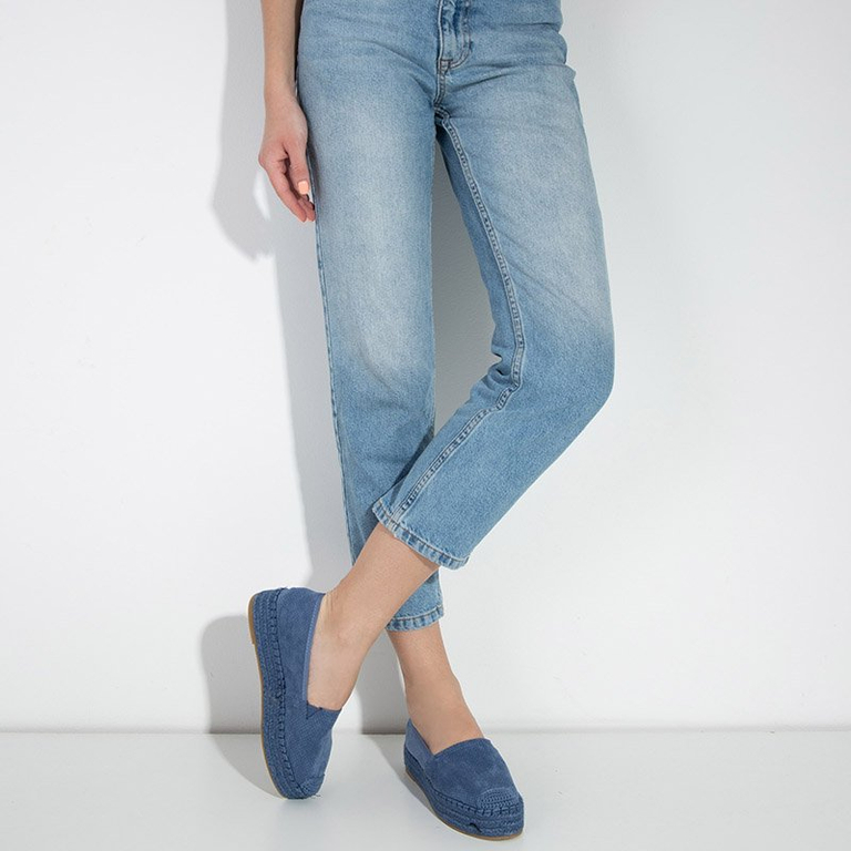 Espadrilles bleues pour femmes sur la plateforme Alruna - Footwear