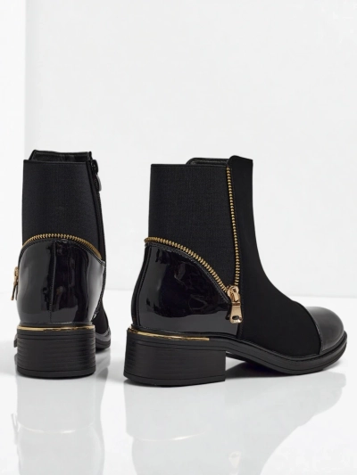 Bottines pour femmes en cuir écologique Selyrix