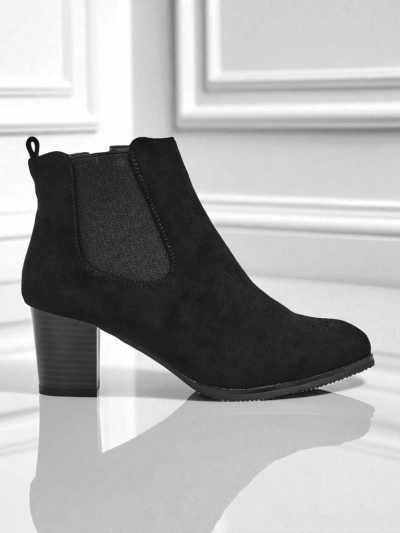 Bottines pour femmes en éco-daim à talons Velvet Trace