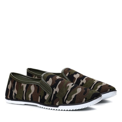 Męskie tenisówki slip on moro Micah- Obuwie