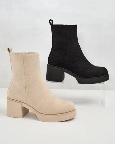 Royalfashion Bottes à talon aiguille Tratta pour femme