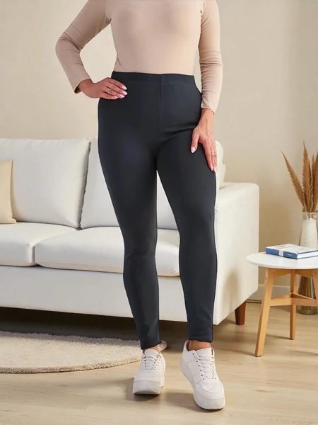 Royalfashion Pantalon tregging isolé pour femme PLUS SIZE