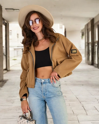 Royalfashion Veste bomber pour femme