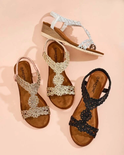 Royalfashion Sandales pour femmes à la tige subtile Millis