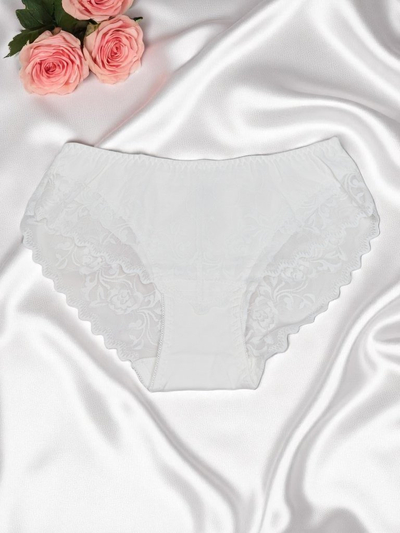 Royalfashion Culottes en coton femme avec dentelle Pure Dentelle