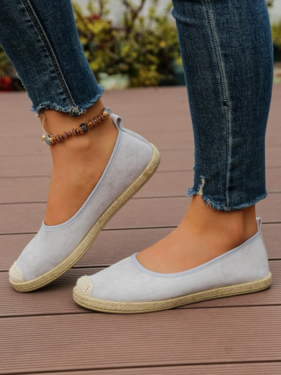 Espadrilles écologiques en suédine Royalfashion pour femmes Aroles