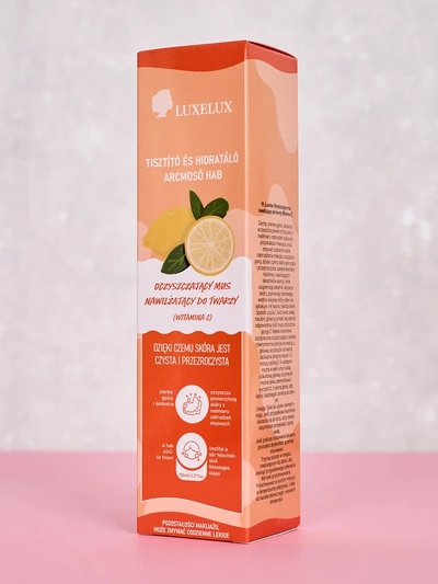 Luxelux Mousse Nettoyante Hydratante Visage Vitamin C 150 ml