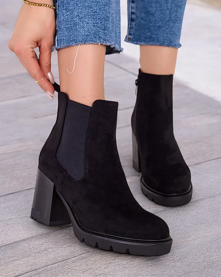 Royalfashion Bottes à talon aiguille Timoxo pour femme