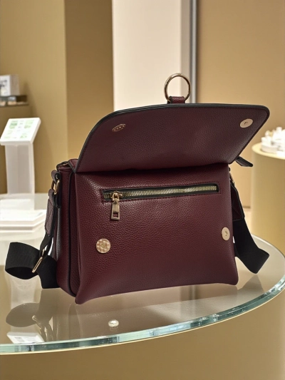 Sac à Main Bordeaux Elena en Cuir Écologique