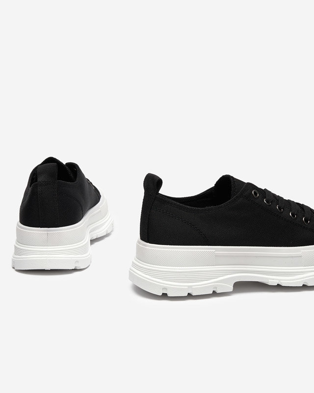 OUTLET Baskets de sport femme noires Duami- Footwear