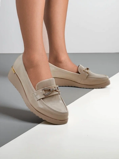 Mocassins Royalfashion pour femmes sur une basse semelle Leffo